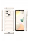Mey İthalat®   Redmi 10C Kılıf Optimum Silikon - Krem