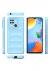 Mey İthalat®   Redmi 10C Kılıf Optimum Silikon - Sky Blue