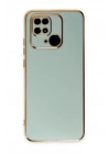 Mey İthalat®   Redmi 10C Kılıf Volet Silikon - Açık Yeşil