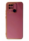 Mey İthalat®   Redmi 10C Kılıf Volet Silikon - Kırmızı