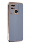 Mey İthalat®   Redmi 10C Kılıf Volet Silikon - Mavi