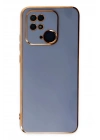 Mey İthalat®   Redmi 10C Kılıf Volet Silikon - Mavi