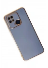 Mey İthalat®   Redmi 10C Kılıf Volet Silikon - Mavi