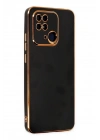 Mey İthalat®   Redmi 10C Kılıf Volet Silikon - Siyah