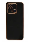 Mey İthalat®   Redmi 10C Kılıf Volet Silikon - Siyah