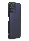 Mey İthalat®   Redmi 12 Kılıf  Lensli Silikon - Siyah