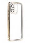 Mey İthalat®   Redmi 12C Kılıf  Lensli Silikon - Gold