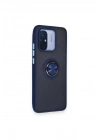 Mey İthalat®   Redmi 12C Kılıf Montreal Yüzüklü Silikon Kapak - Lacivert