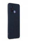 Mey İthalat®   Redmi 12C Kılıf Nano içi Kadife Silikon - Lacivert