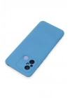 Mey İthalat®   Redmi 12C Kılıf Nano içi Kadife Silikon - Mavi