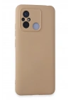 Mey İthalat®   Redmi 12C Kılıf Nano içi Kadife Silikon - Pudra
