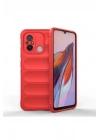 Mey İthalat®   Redmi 12C Kılıf Optimum Silikon - Kırmızı