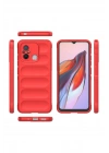 Mey İthalat®   Redmi 12C Kılıf Optimum Silikon - Kırmızı