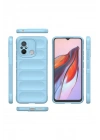 Mey İthalat®   Redmi 12C Kılıf Optimum Silikon - Sky Blue