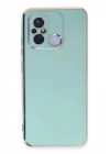 Mey İthalat®   Redmi 12C Kılıf Volet Silikon - Açık Yeşil