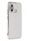 Mey İthalat®   Redmi 12C Kılıf Volet Silikon - Beyaz