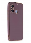 Mey İthalat®   Redmi 12C Kılıf Volet Silikon - Mor