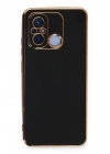 Mey İthalat®   Redmi 12C Kılıf Volet Silikon - Siyah
