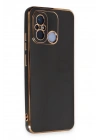 Mey İthalat®   Redmi 12C Kılıf Volet Silikon - Siyah