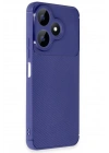 Mey İthalat®   Redmi 13 4G Kılıf Auto Focus Karbon Kapak - Lacivert