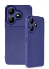 Mey İthalat®   Redmi 13 4G Kılıf Auto Focus Karbon Kapak - Lacivert