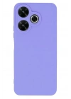 Mey İthalat®   Redmi 13 4G Kılıf First Silikon - Lila