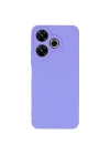 Mey İthalat®   Redmi 13 4G Kılıf First Silikon - Lila