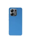 Mey İthalat®   Redmi 13 4G Kılıf First Silikon - Mavi