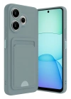 Mey İthalat®   Redmi 13 4G Kılıf Kelvin Kartvizitli Silikon - Açık Yeşil