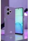 Mey İthalat®   Redmi 13 4G Kılıf Kelvin Kartvizitli Silikon - Bordo