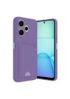 Mey İthalat®   Redmi 13 4G Kılıf Kelvin Kartvizitli Silikon - Lila