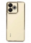 Mey İthalat®   Redmi 13 4G Kılıf  Lensli Silikon - Gold