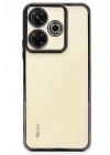 Mey İthalat®   Redmi 13 4G Kılıf  Lensli Silikon - Siyah