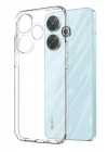 Mey İthalat®   Redmi 13 4G Kılıf Lüx Şeffaf Silikon