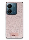 Mey İthalat®   Redmi 13C Bright Simli Kapak - Pembe
