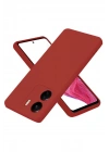 Mey İthalat®   Redmi 13C Kılıf First Silikon - Bordo