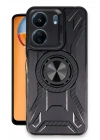 Mey İthalat®   Redmi 13C Kılıf Lincoln Silikon - Siyah