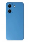 Mey İthalat®   Redmi 13C Kılıf Nano içi Kadife Silikon - Mavi
