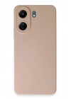 Mey İthalat®   Redmi 13C Kılıf Nano içi Kadife Silikon - Pudra