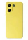 Mey İthalat®   Redmi 13C Kılıf Nano içi Kadife Silikon - Sarı