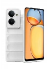 Mey İthalat®   Redmi 13C Kılıf Optimum Silikon - Krem