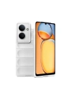 Mey İthalat®   Redmi 13C Kılıf Optimum Silikon - Krem