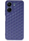 Mey İthalat®   Redmi 13C Kılıf Petek Silikon Kapak - Lacivert