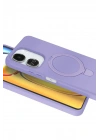 Mey İthalat®   Redmi 13C Regal Magsafe Standlı Kapak - Lila