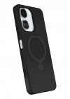 Mey İthalat®   Redmi 13C Regal Magsafe Standlı Kapak - Siyah