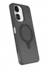 Mey İthalat®   Redmi 13C Regal Magsafe Standlı Kapak - Titan Gri