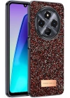Mey İthalat®   Redmi 14C Bright Simli Kapak - Derin Mor