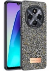 Mey İthalat®   Redmi 14C Bright Simli Kapak - Gümüş