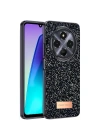 Mey İthalat®   Redmi 14C Bright Simli Kapak - Siyah