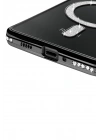 Mey İthalat®   Redmi 14C Joke Simli Magneticsafe Kılıf - Siyah